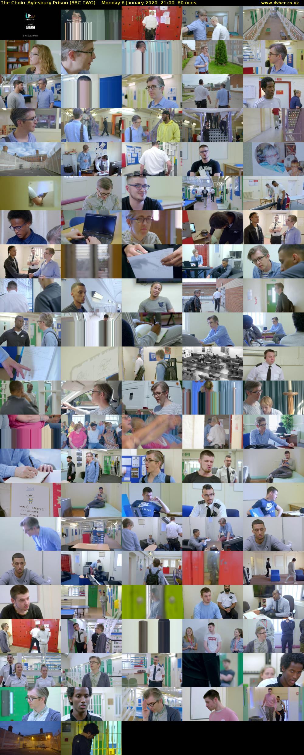 The Choir: Aylesbury Prison (BBC TWO) Monday 6 January 2020 21:00 - 22:00