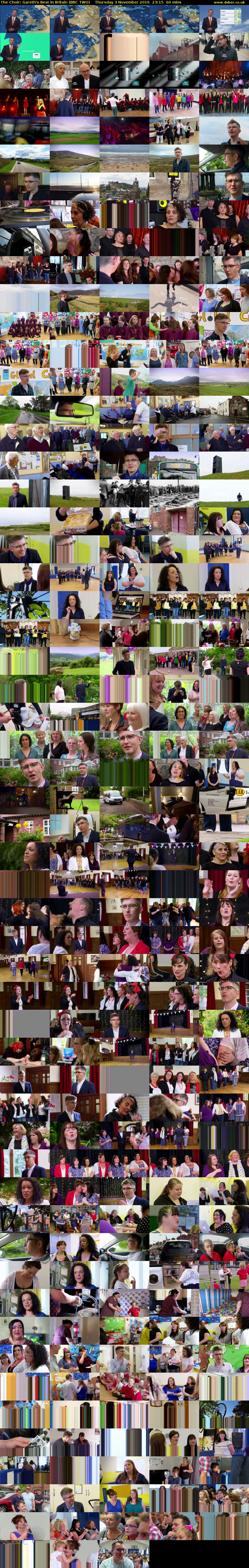 The Choir: Gareth's Best in Britain (BBC TWO) Thursday 3 November 2016 23:15 - 00:15