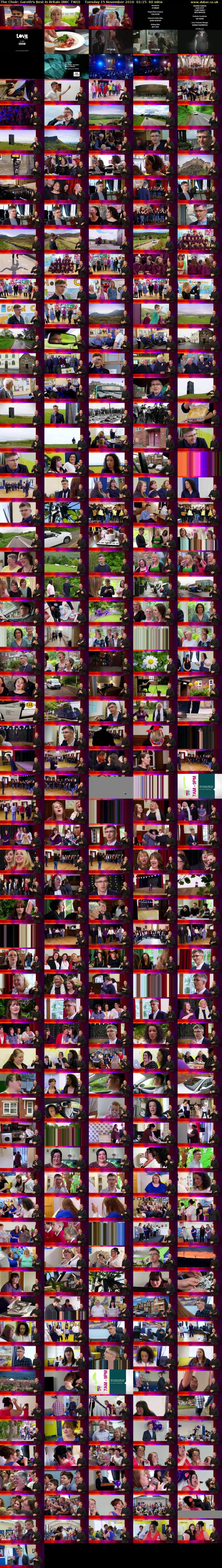 The Choir: Gareth's Best in Britain (BBC TWO) Tuesday 15 November 2016 01:15 - 02:15
