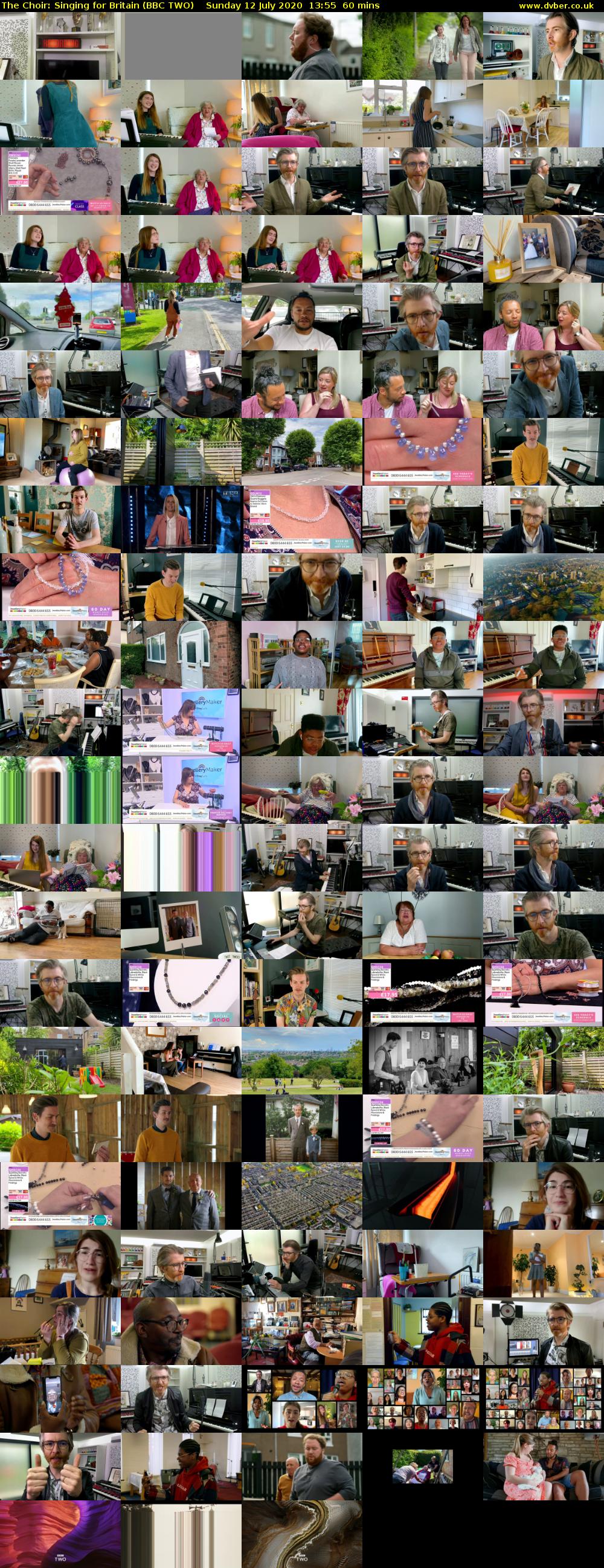 The Choir: Singing for Britain (BBC TWO) Sunday 12 July 2020 13:55 - 14:55