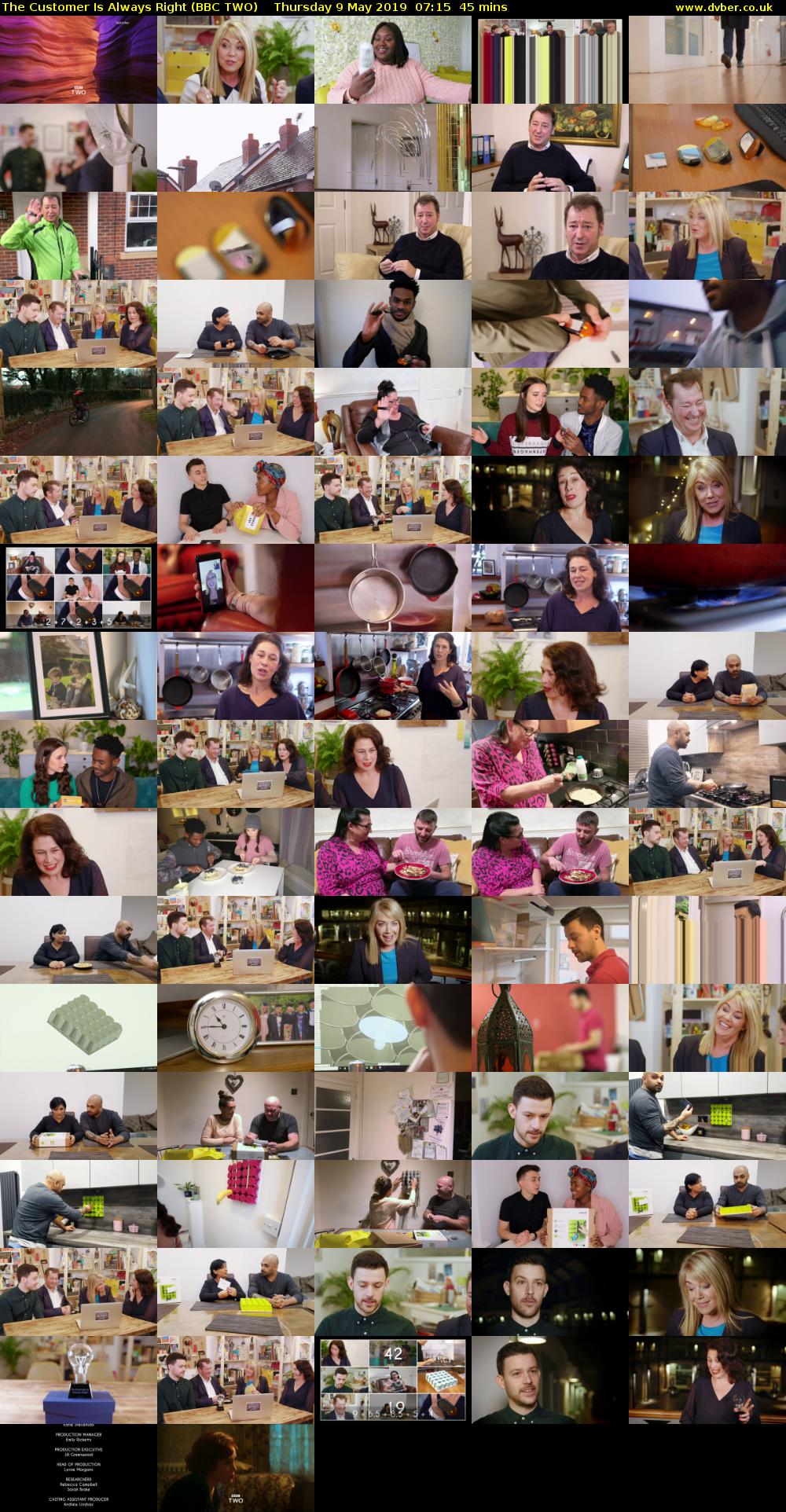 The Customer Is Always Right (BBC TWO) Thursday 9 May 2019 07:15 - 08:00