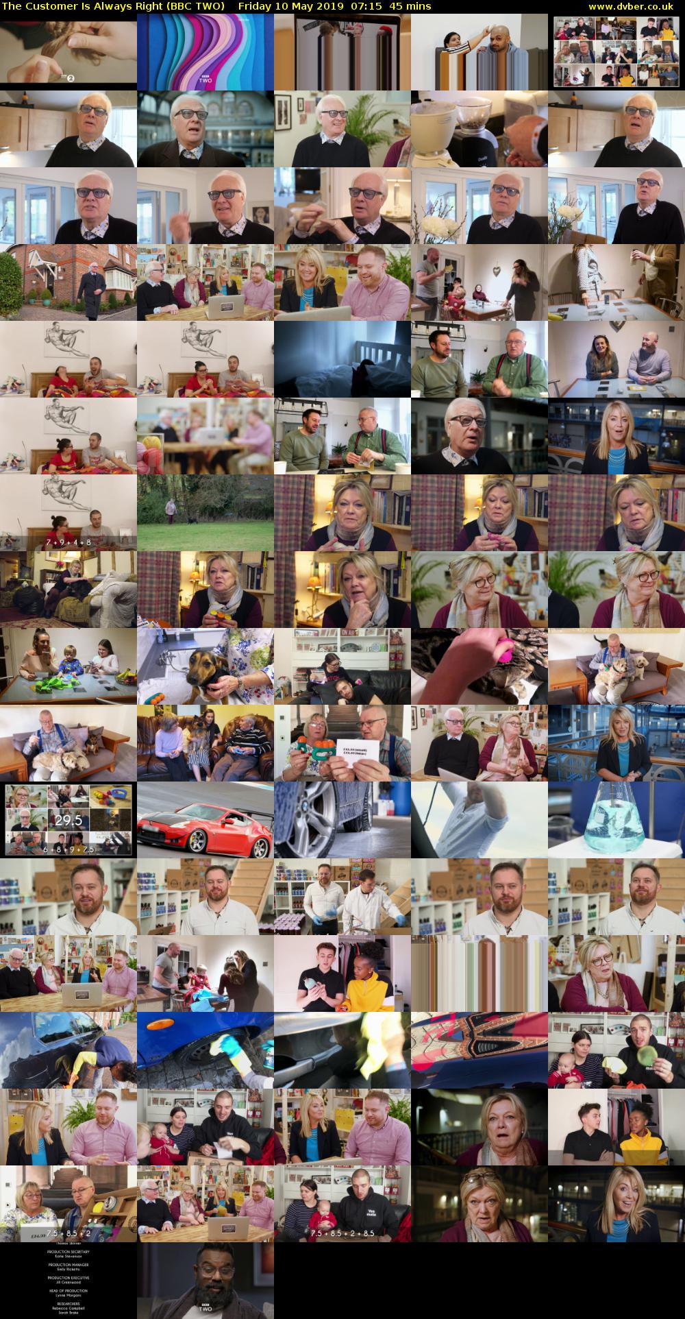 The Customer Is Always Right (BBC TWO) Friday 10 May 2019 07:15 - 08:00