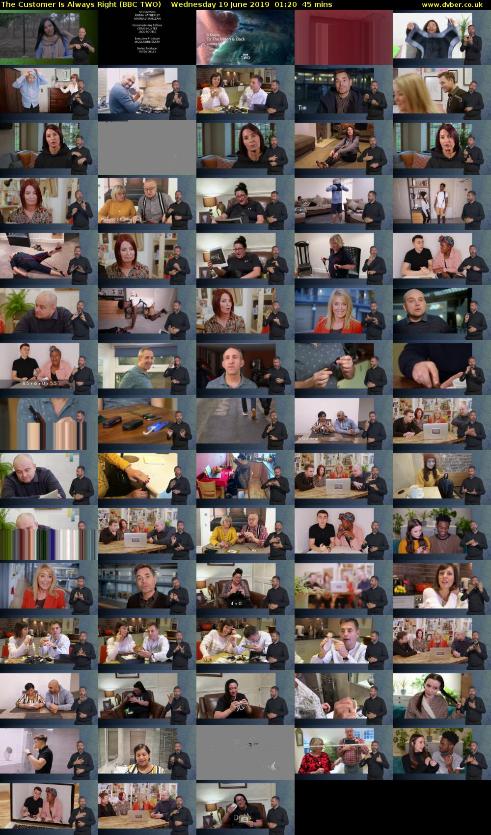 The Customer Is Always Right (BBC TWO) Wednesday 19 June 2019 01:20 - 02:05