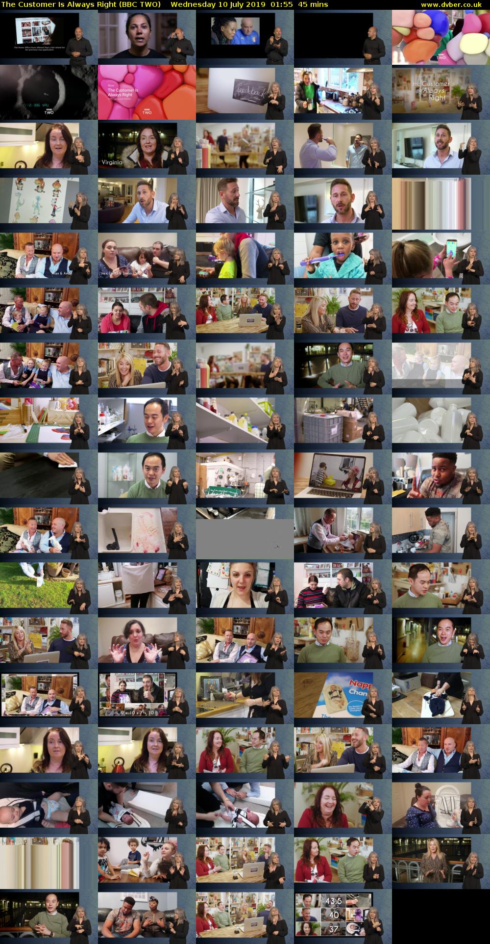 The Customer Is Always Right (BBC TWO) Wednesday 10 July 2019 01:55 - 02:40