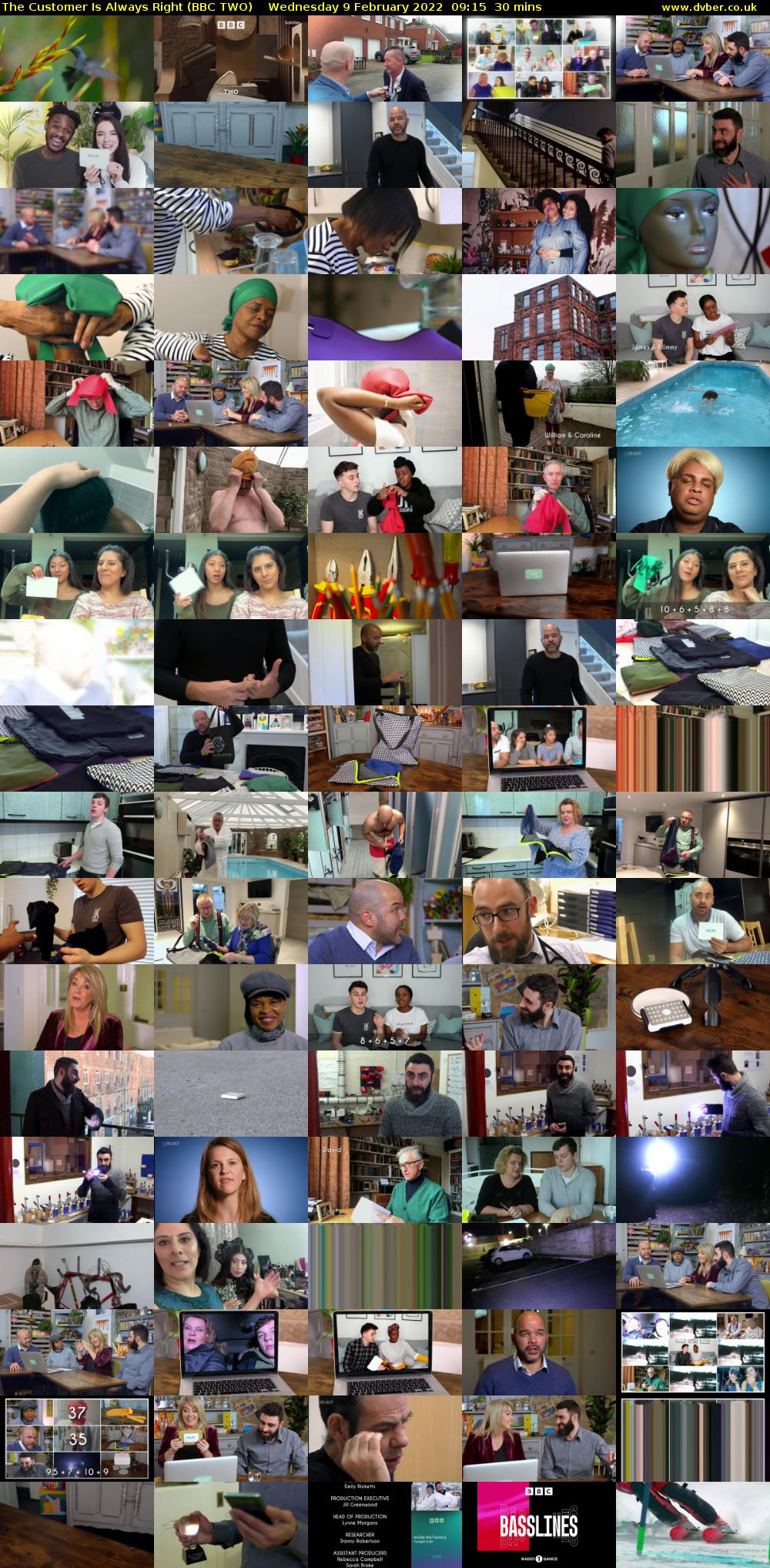 The Customer Is Always Right (BBC TWO) Wednesday 9 February 2022 09:15 - 09:45