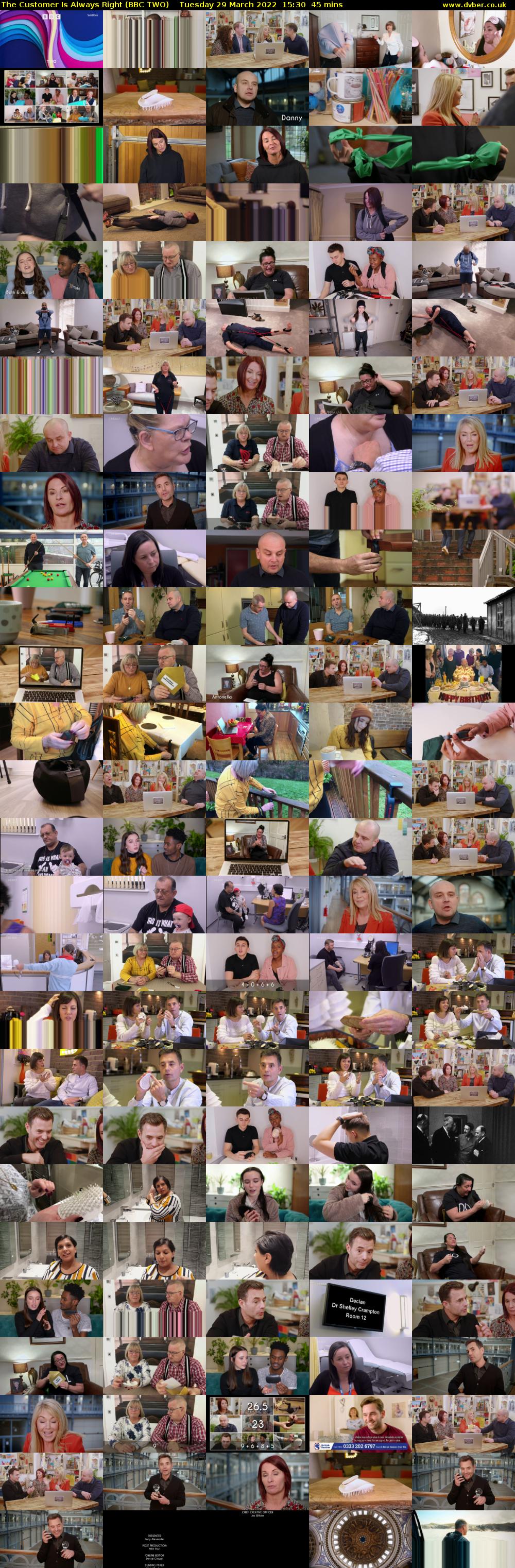 The Customer Is Always Right (BBC TWO) Tuesday 29 March 2022 15:30 - 16:15