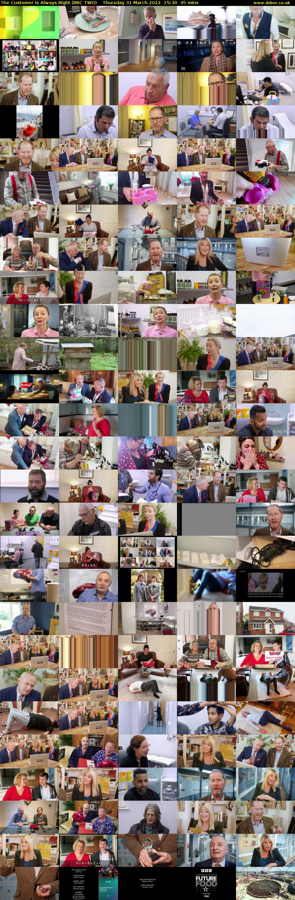 The Customer Is Always Right (BBC TWO) Thursday 31 March 2022 15:30 - 16:15