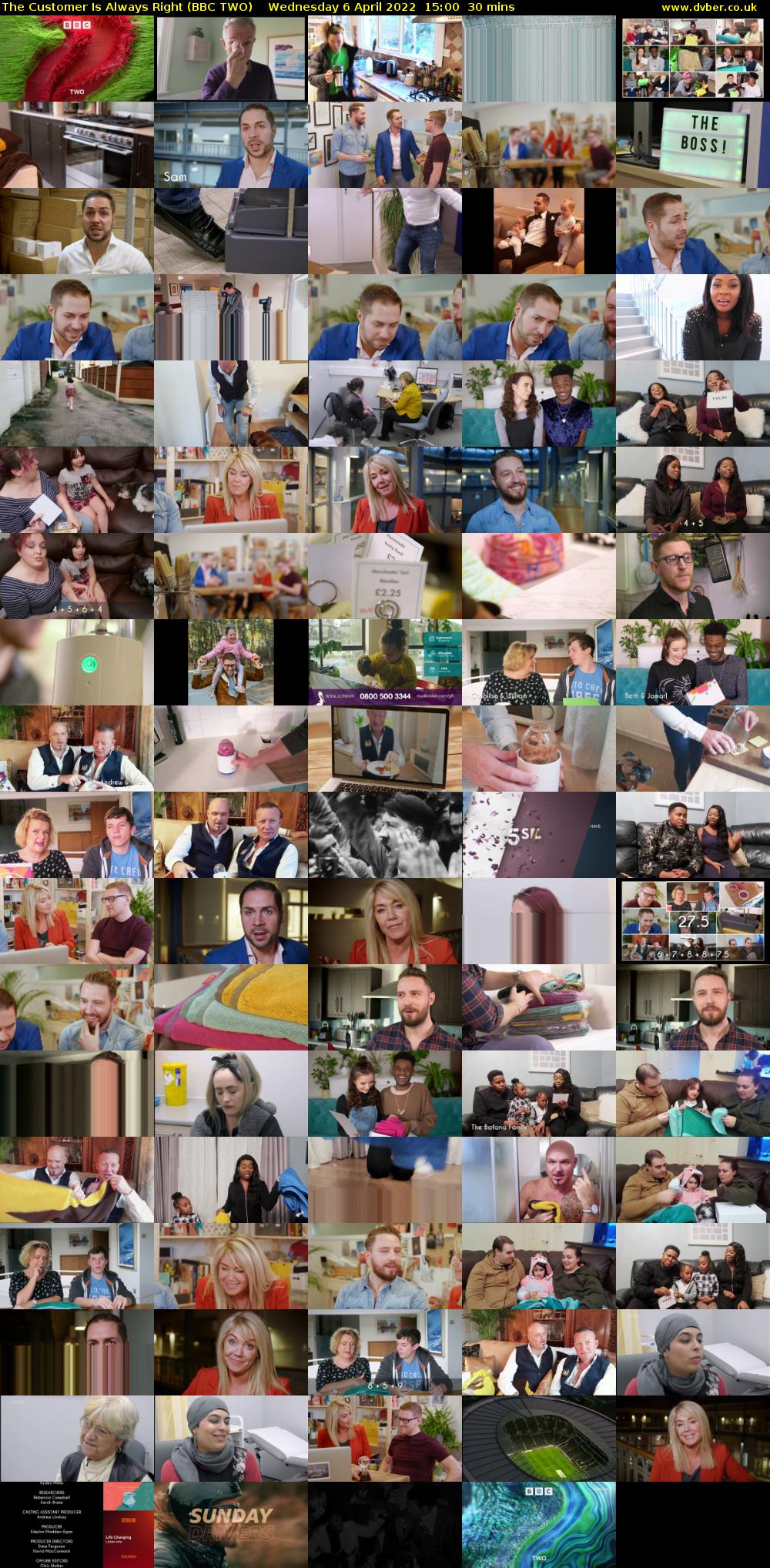 The Customer Is Always Right (BBC TWO) Wednesday 6 April 2022 15:00 - 15:30
