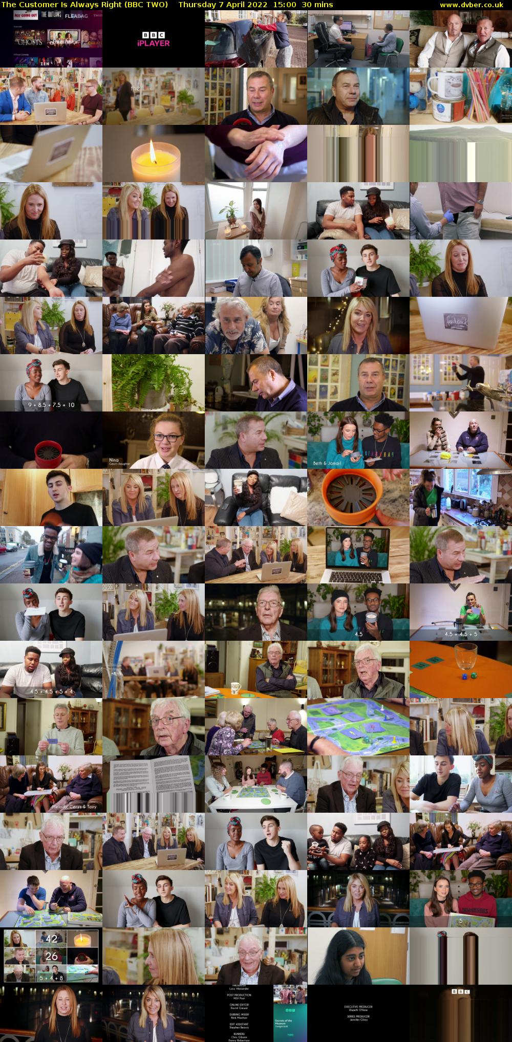 The Customer Is Always Right (BBC TWO) Thursday 7 April 2022 15:00 - 15:30