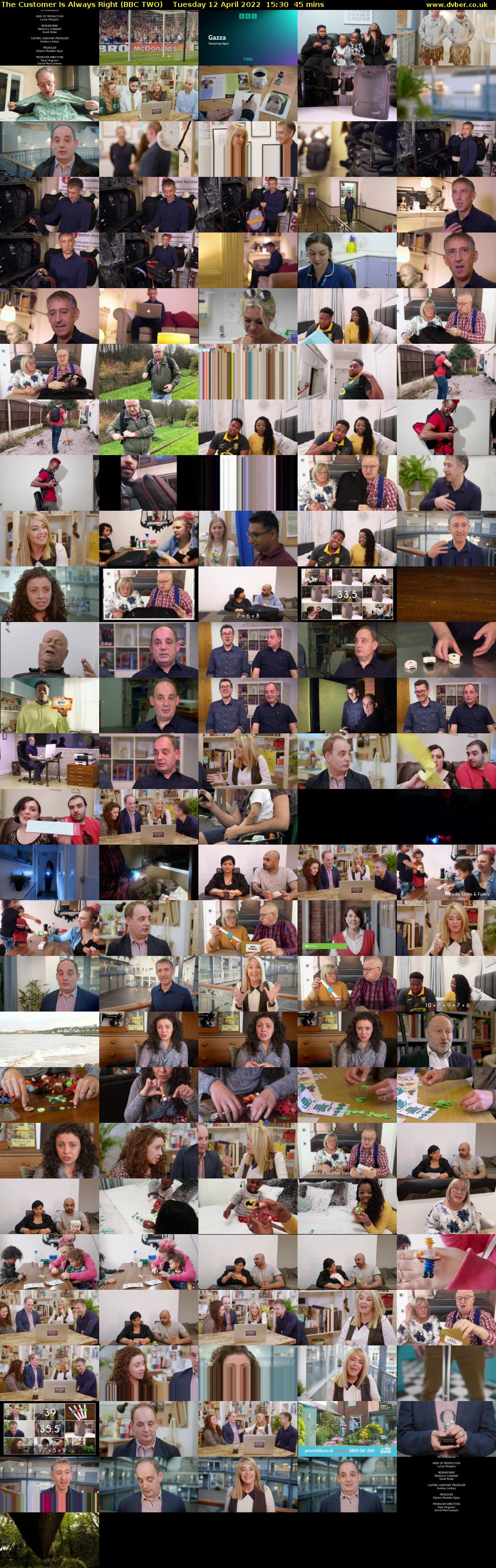 The Customer Is Always Right (BBC TWO) Tuesday 12 April 2022 15:30 - 16:15