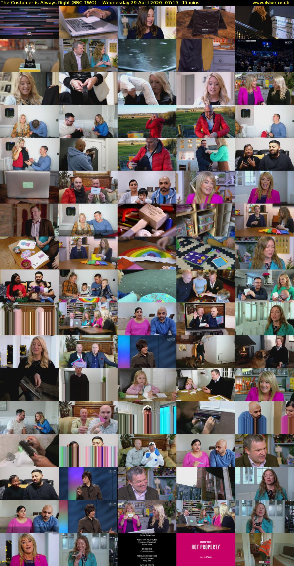 The Customer is Always Right (BBC TWO) Wednesday 29 April 2020 07:15 - 08:00