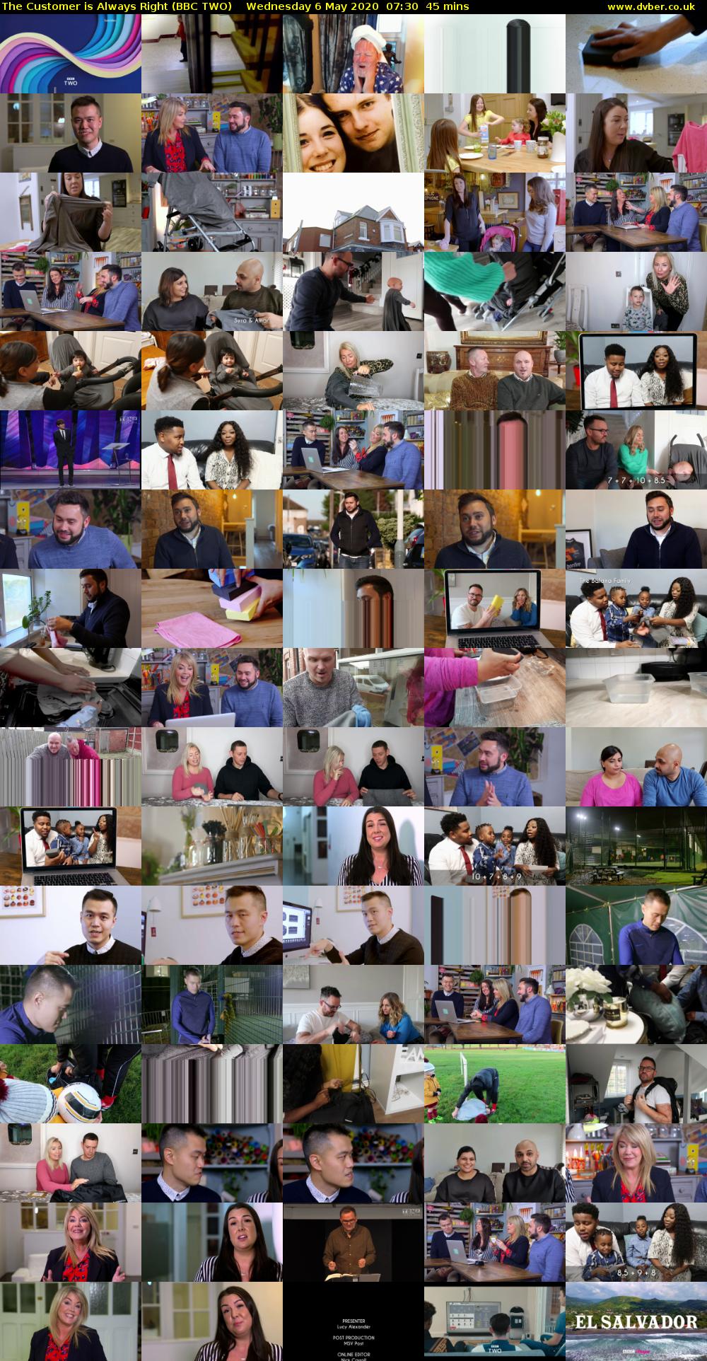 The Customer is Always Right (BBC TWO) Wednesday 6 May 2020 07:30 - 08:15