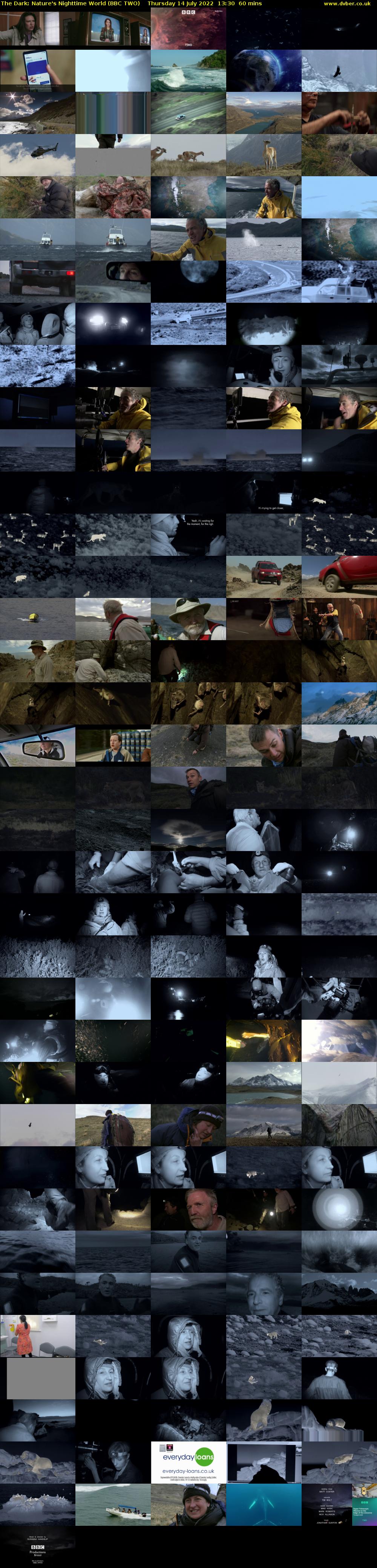 The Dark: Nature's Nighttime World (BBC TWO) Thursday 14 July 2022 13:30 - 14:30