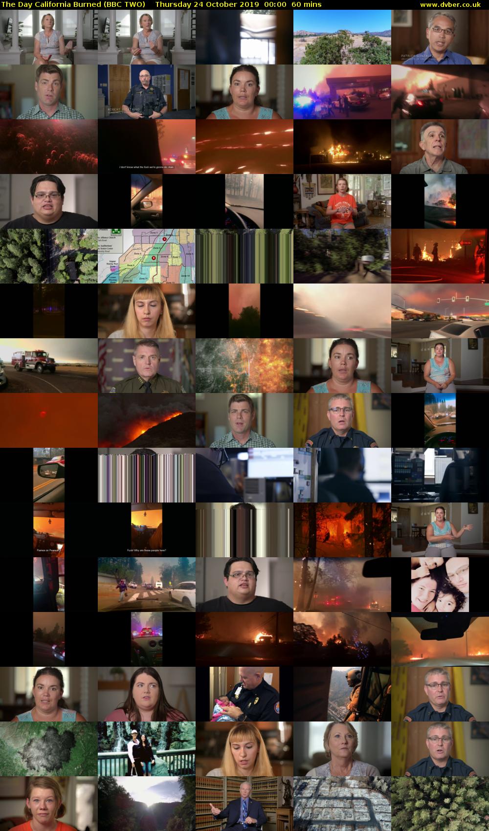 The Day California Burned (BBC TWO) Thursday 24 October 2019 00:00 - 01:00