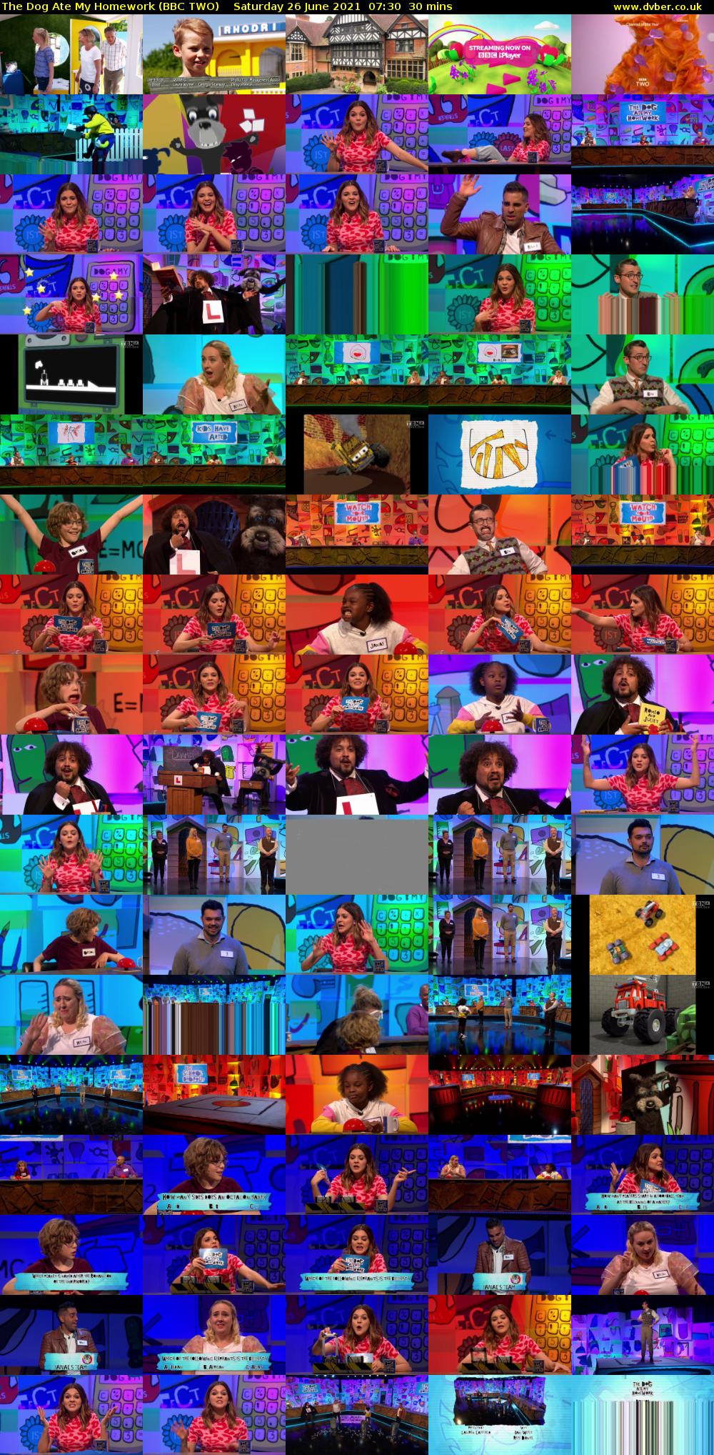 The Dog Ate My Homework (BBC TWO) Saturday 26 June 2021 07:30 - 08:00