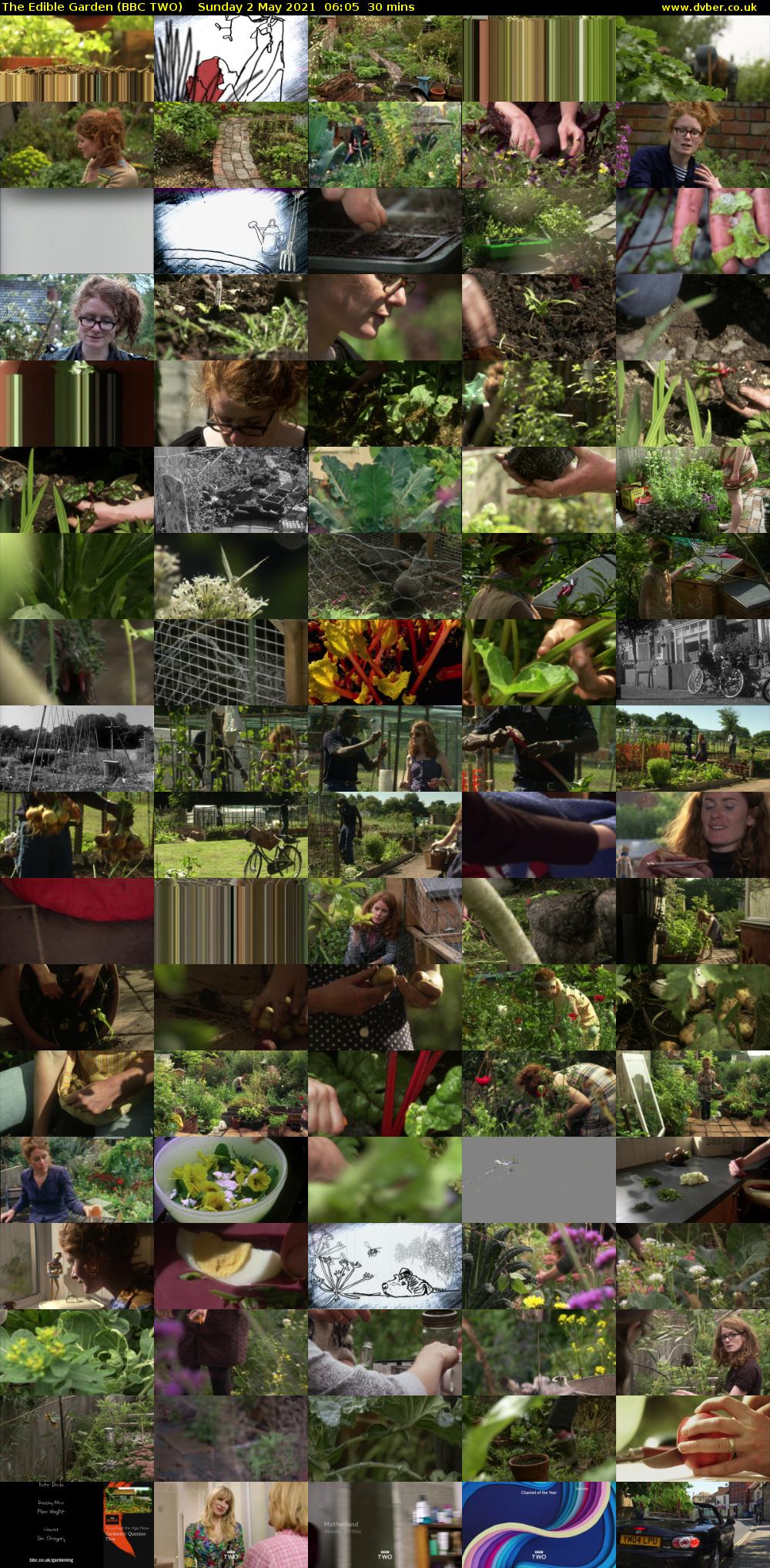 The Edible Garden (BBC TWO) Sunday 2 May 2021 06:05 - 06:35