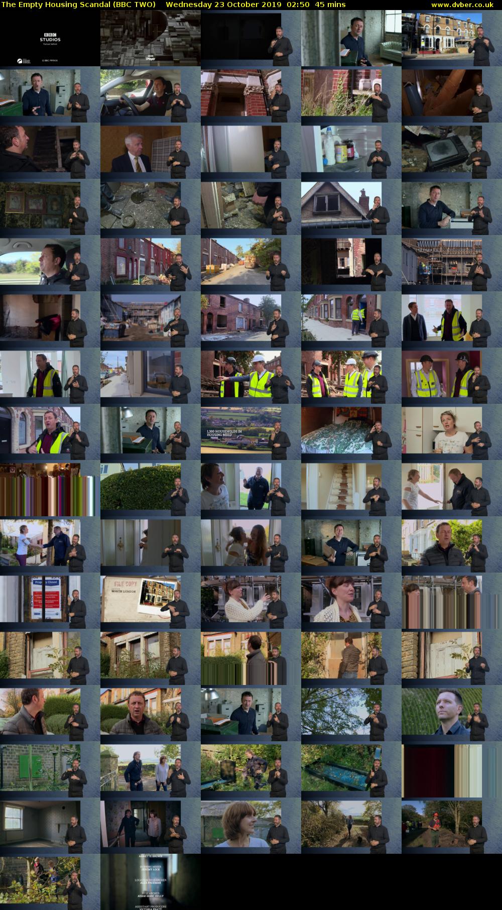 The Empty Housing Scandal (BBC TWO) Wednesday 23 October 2019 02:50 - 03:35