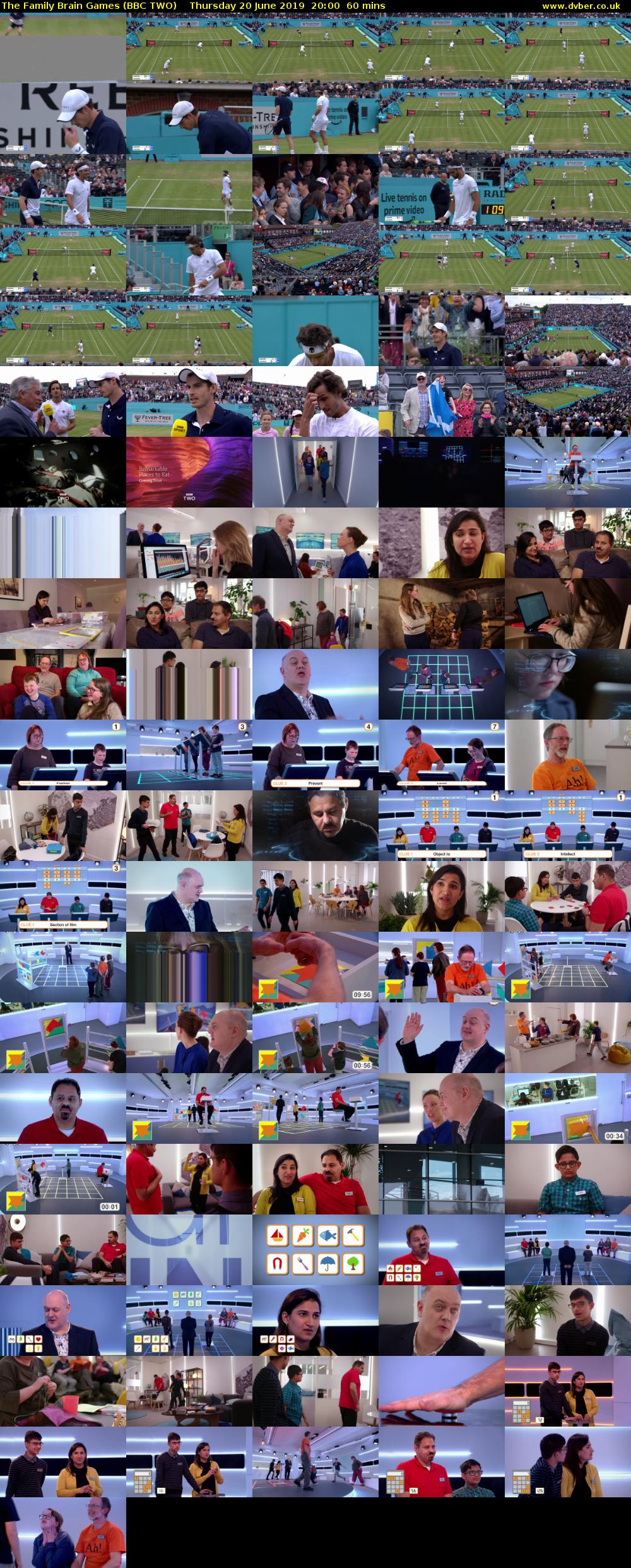 The Family Brain Games (BBC TWO) Thursday 20 June 2019 20:00 - 21:00