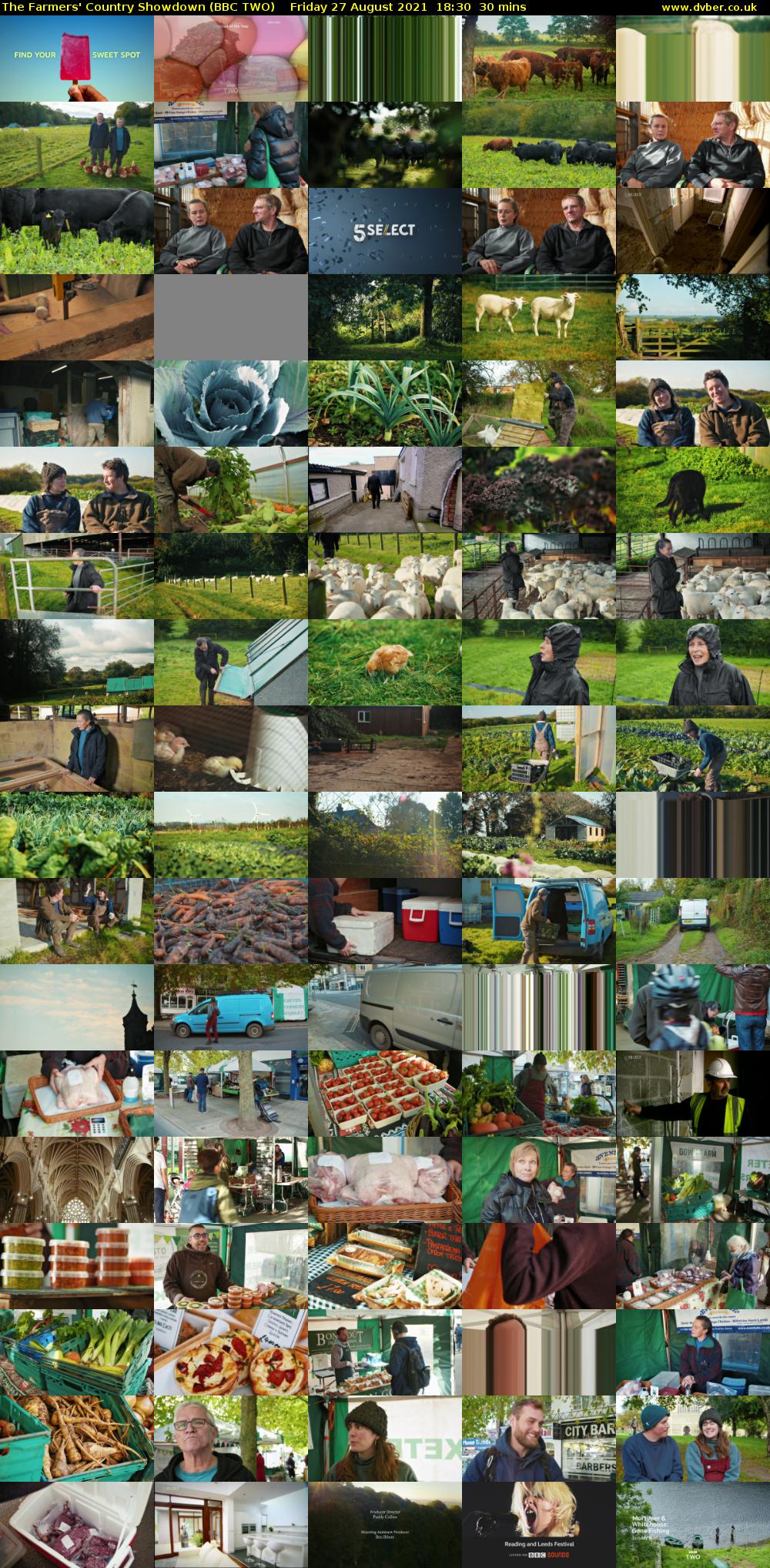 The Farmers' Country Showdown (BBC TWO) Friday 27 August 2021 18:30 - 19:00