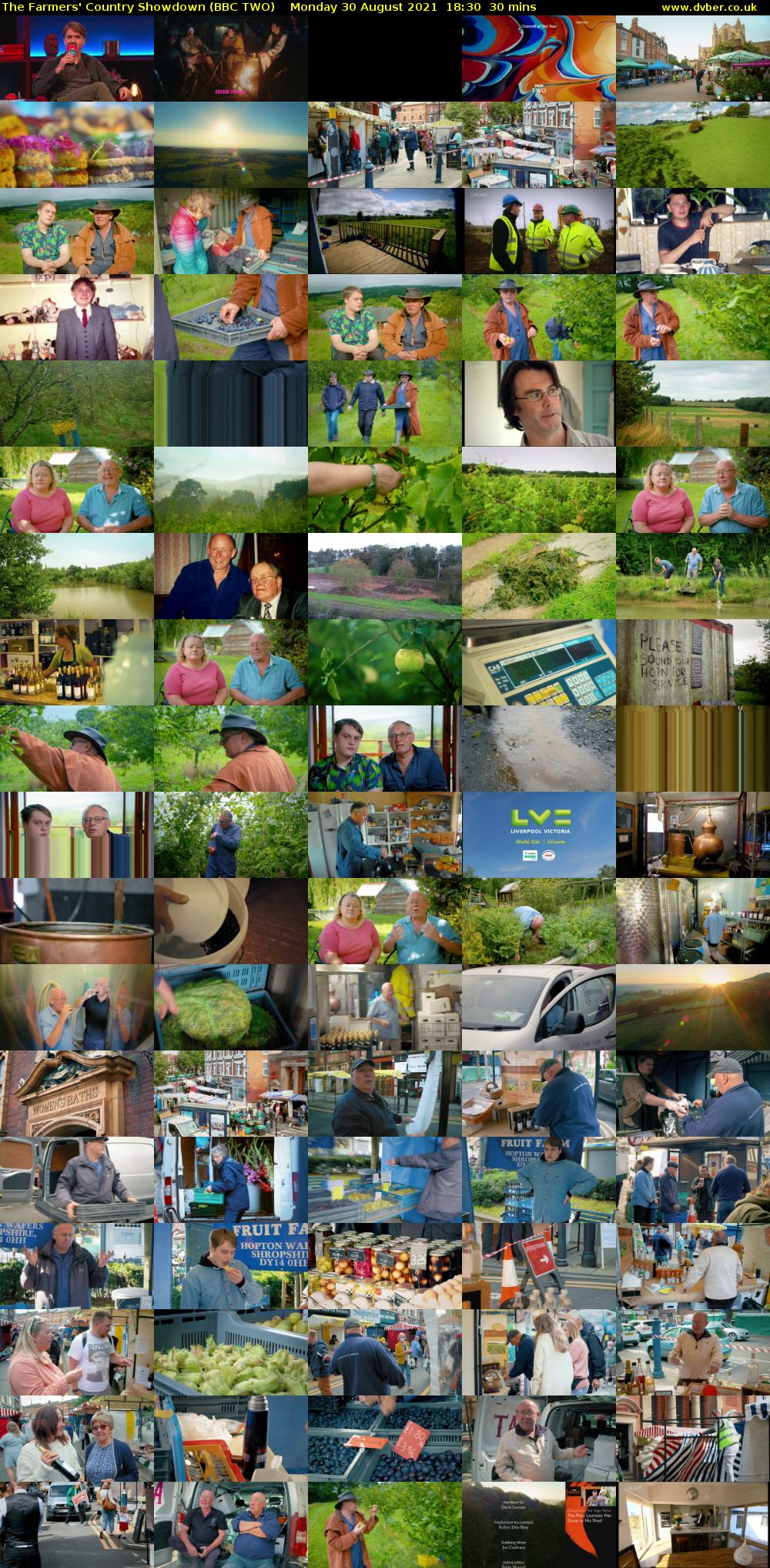 The Farmers' Country Showdown (BBC TWO) Monday 30 August 2021 18:30 - 19:00