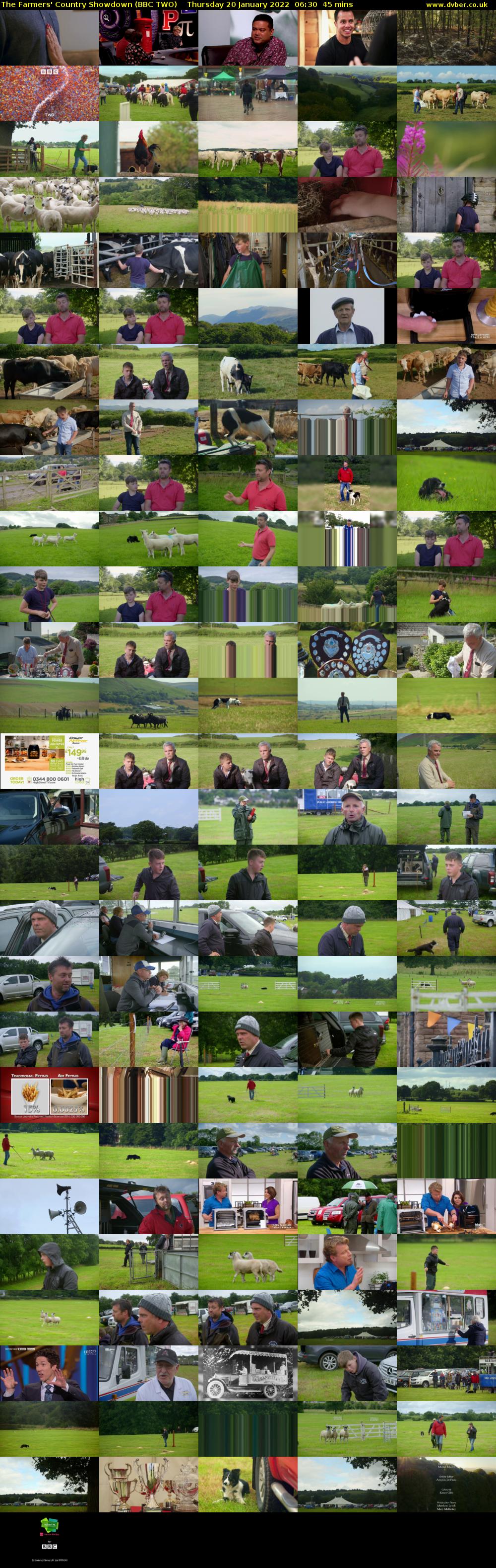 The Farmers' Country Showdown (BBC TWO) Thursday 20 January 2022 06:30 - 07:15