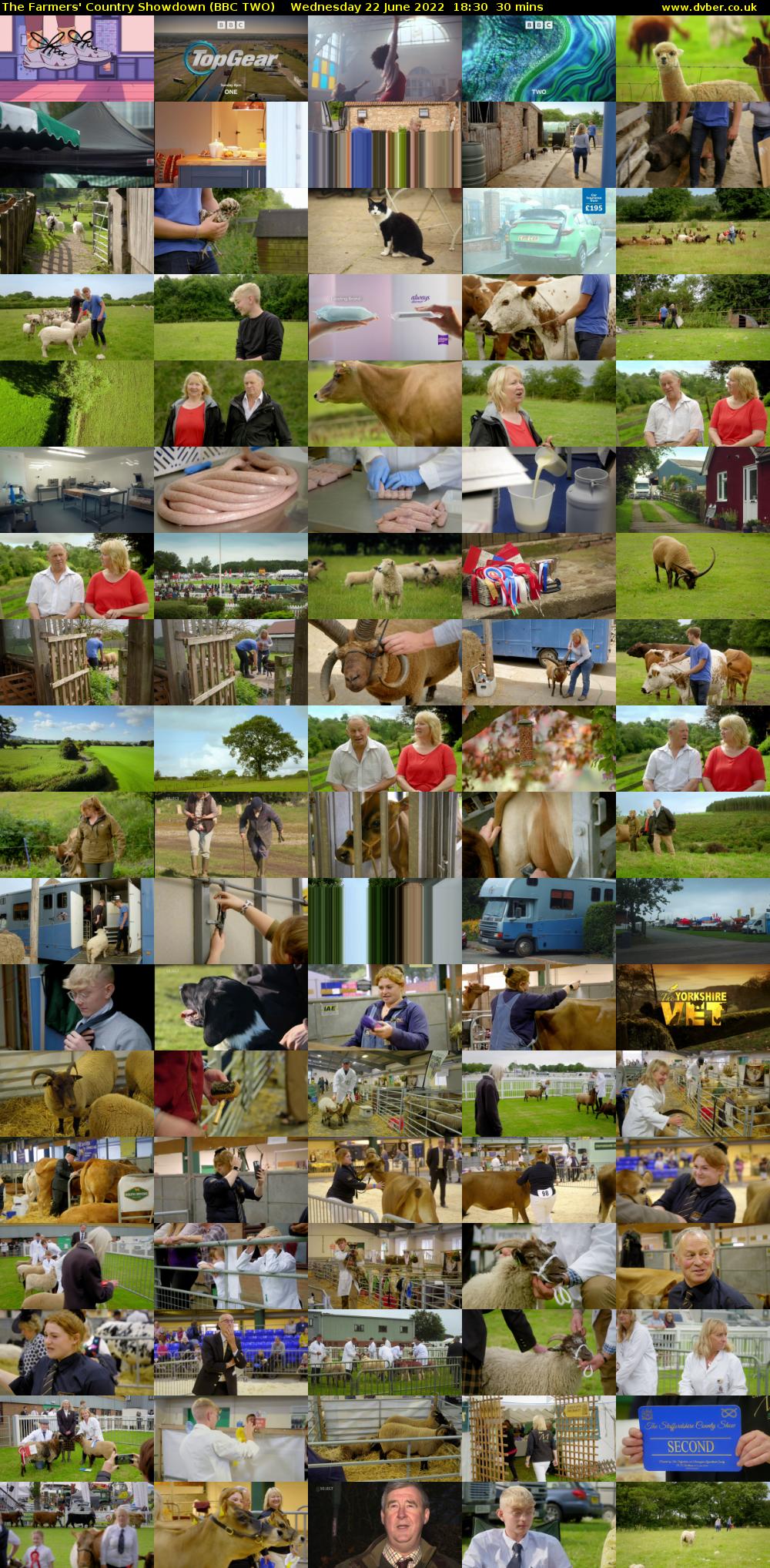 The Farmers' Country Showdown (BBC TWO) Wednesday 22 June 2022 18:30 - 19:00