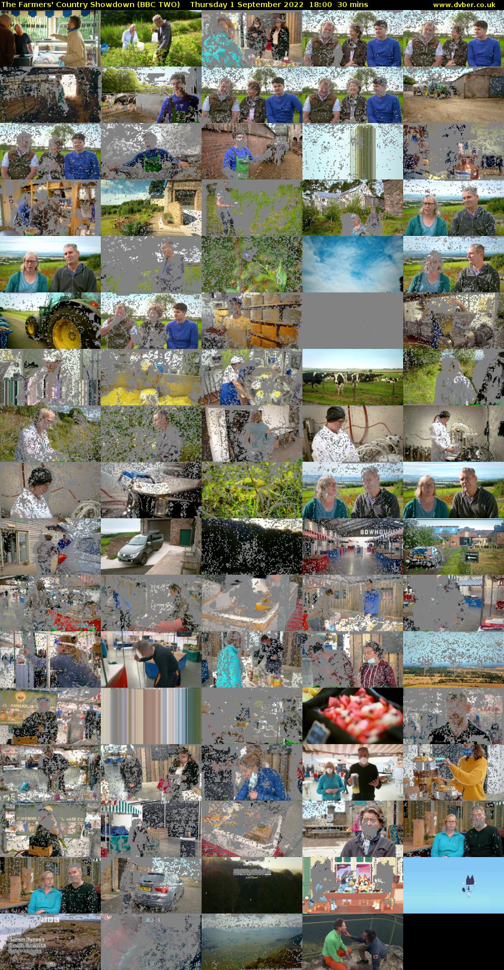 The Farmers' Country Showdown (BBC TWO) Thursday 1 September 2022 18:00 - 18:30