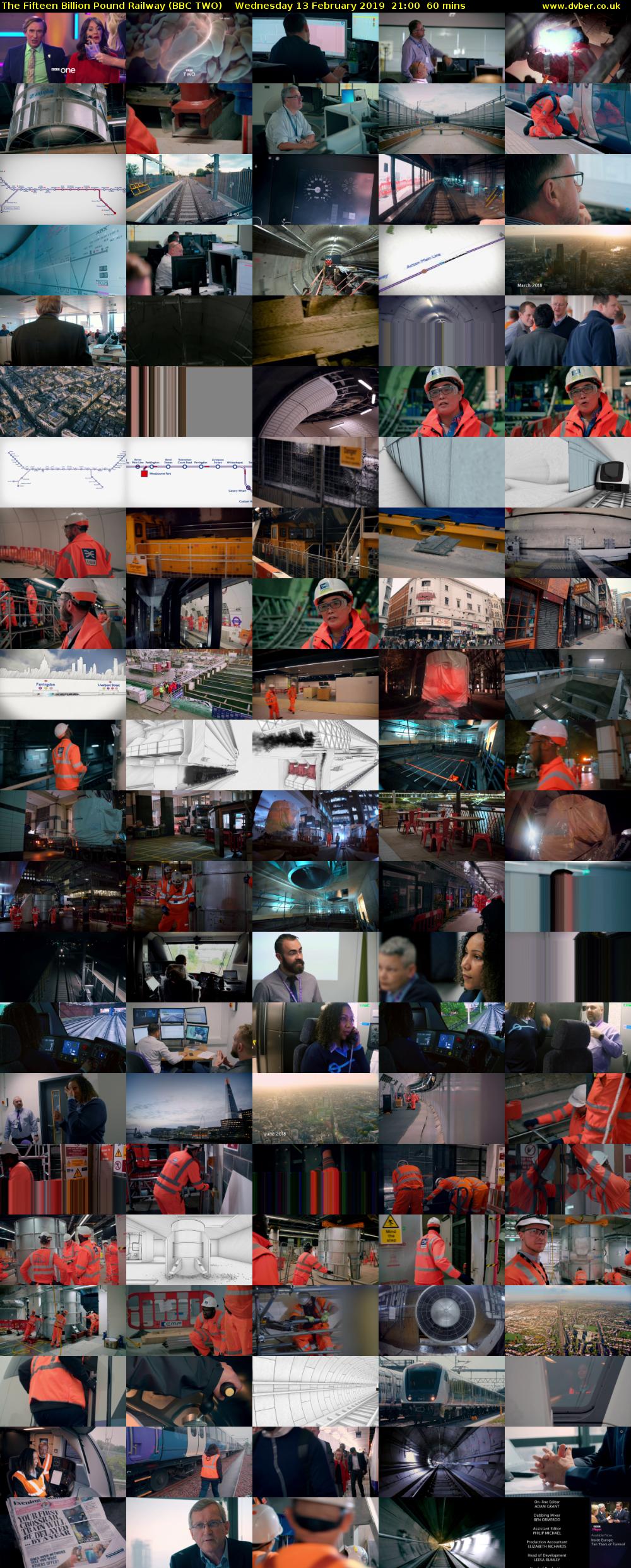 The Fifteen Billion Pound Railway (BBC TWO) Wednesday 13 February 2019 21:00 - 22:00