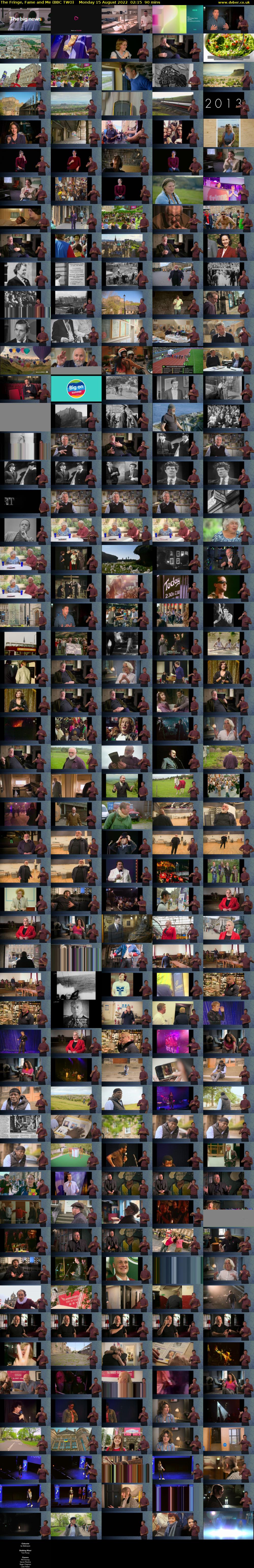 The Fringe, Fame and Me (BBC TWO) Monday 15 August 2022 02:15 - 03:45