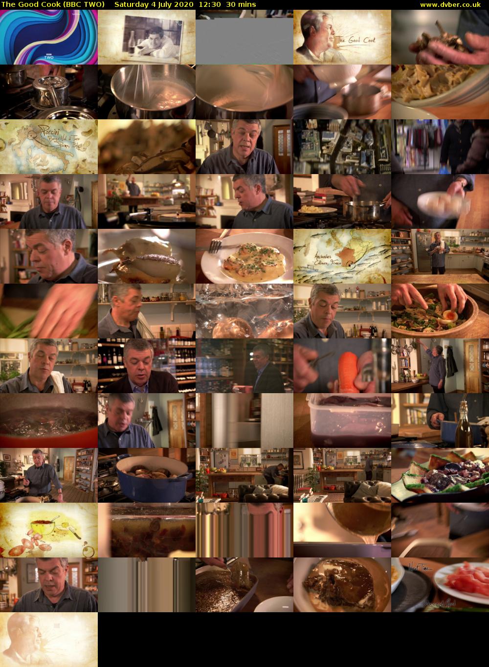 The Good Cook (BBC TWO) Saturday 4 July 2020 12:30 - 13:00