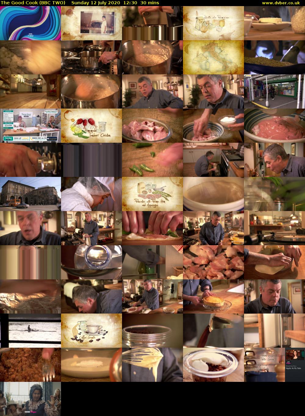 The Good Cook (BBC TWO) Sunday 12 July 2020 12:30 - 13:00