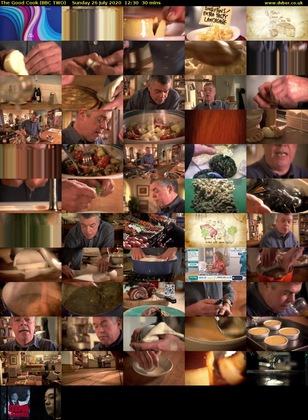 The Good Cook (BBC TWO) Sunday 26 July 2020 12:30 - 13:00