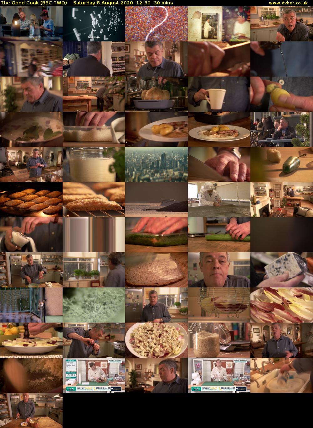 The Good Cook (BBC TWO) Saturday 8 August 2020 12:30 - 13:00