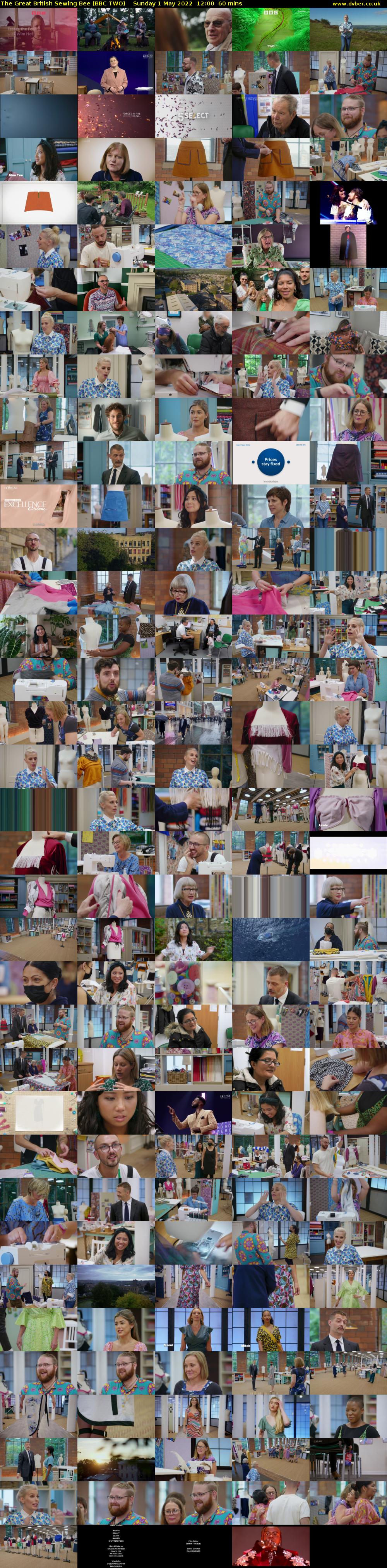The Great British Sewing Bee (BBC TWO) Sunday 1 May 2022 12:00 - 13:00