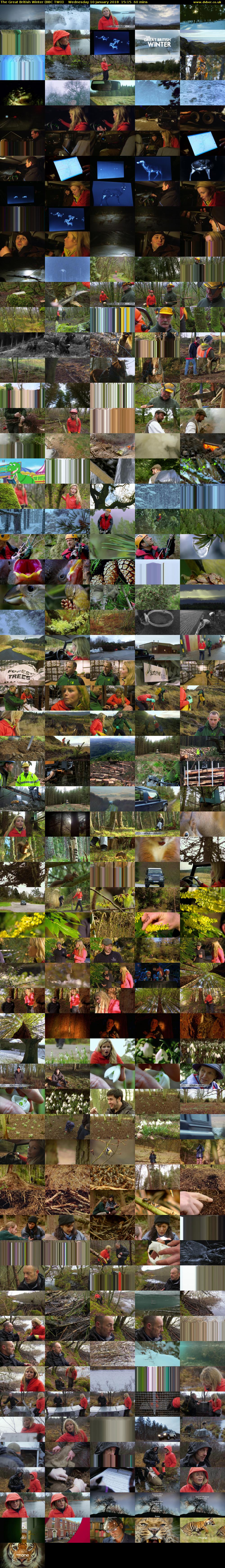 The Great British Winter (BBC TWO) Wednesday 10 January 2018 15:15 - 16:15
