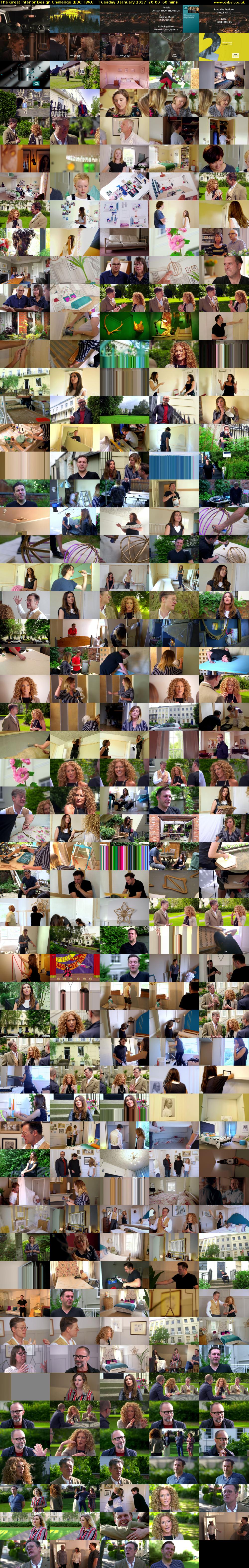 The Great Interior Design Challenge (BBC TWO) Tuesday 3 January 2017 20:00 - 21:00