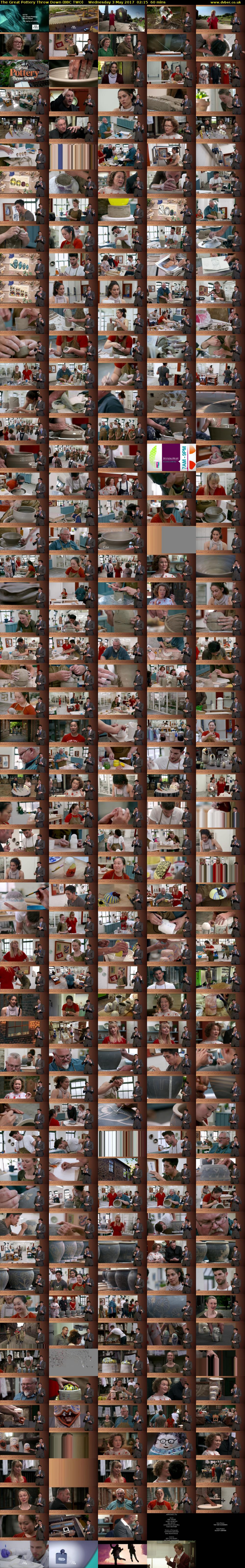 The Great Pottery Throw Down (BBC TWO) Wednesday 3 May 2017 02:15 - 03:15