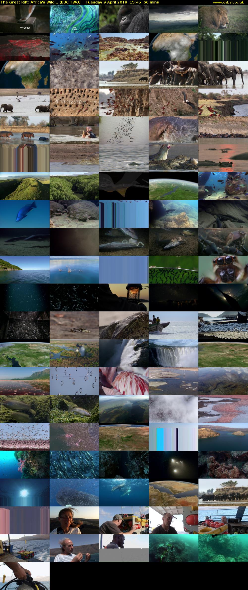 The Great Rift: Africa's Wild... (BBC TWO) Tuesday 9 April 2019 15:45 - 16:45