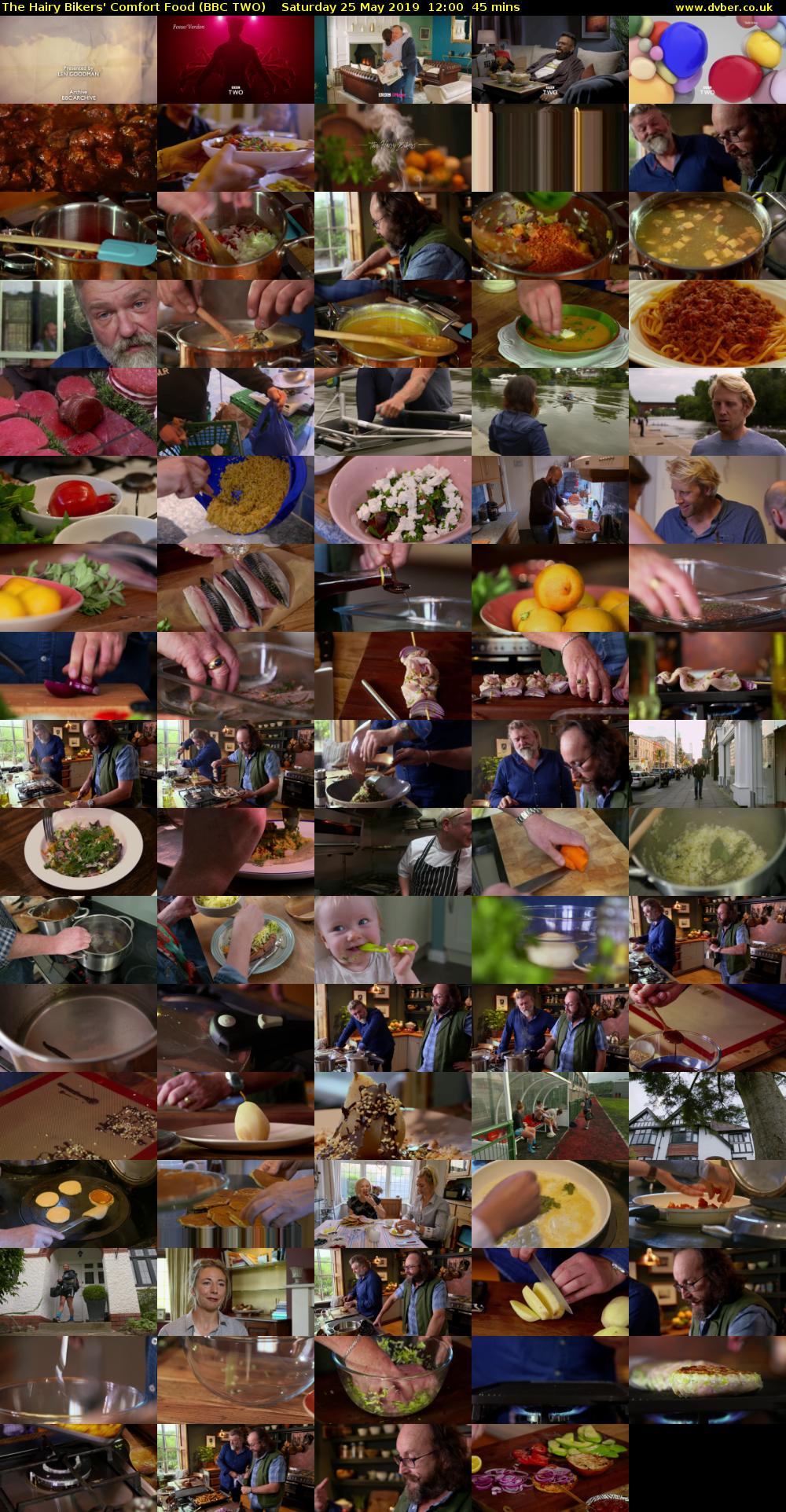 The Hairy Bikers' Comfort Food (BBC TWO) Saturday 25 May 2019 12:00 - 12:45