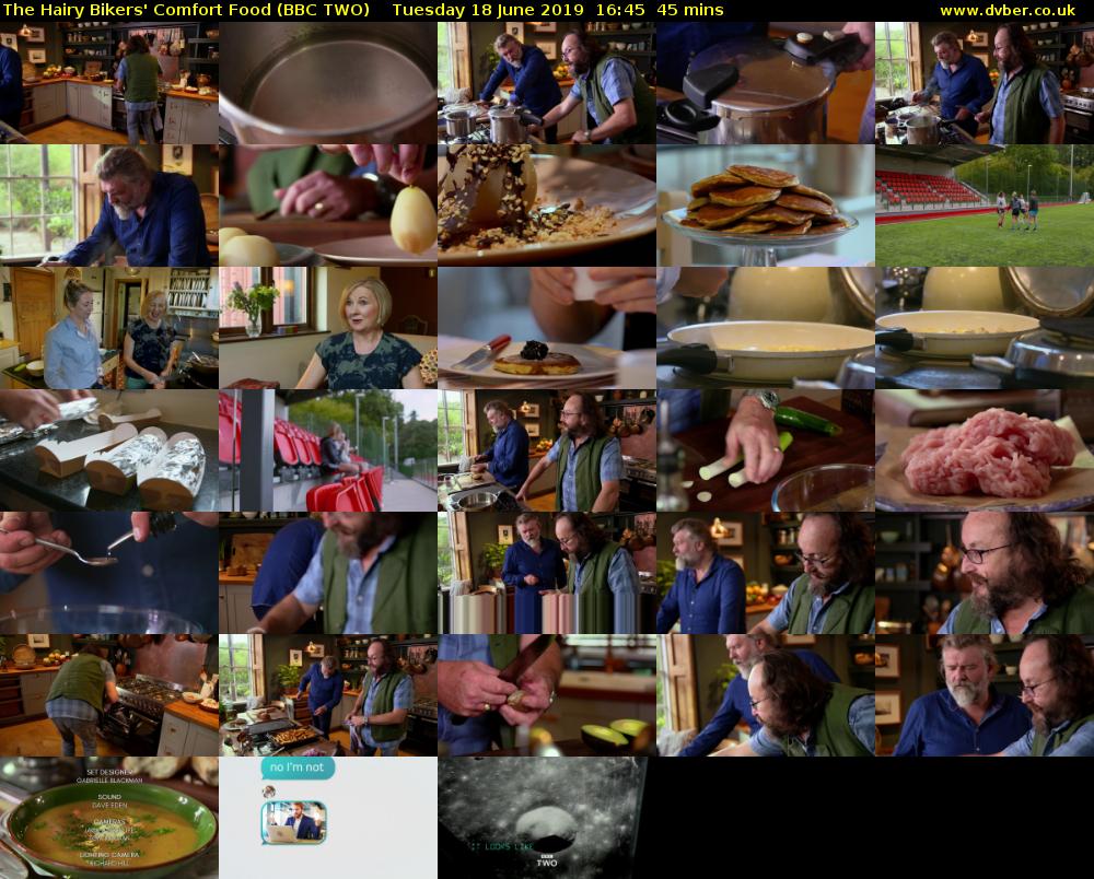 The Hairy Bikers' Comfort Food (BBC TWO) Tuesday 18 June 2019 16:45 - 17:30