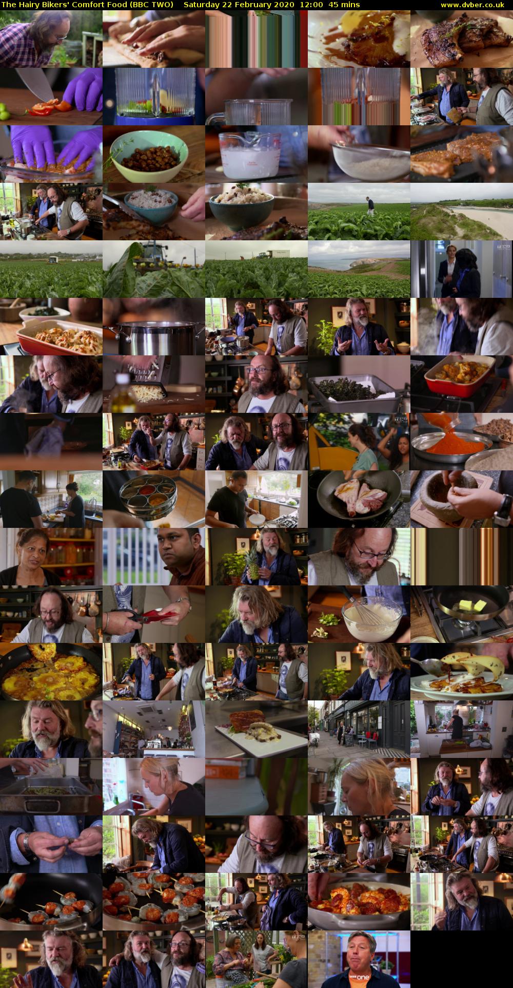 The Hairy Bikers' Comfort Food (BBC TWO) Saturday 22 February 2020 12:00 - 12:45