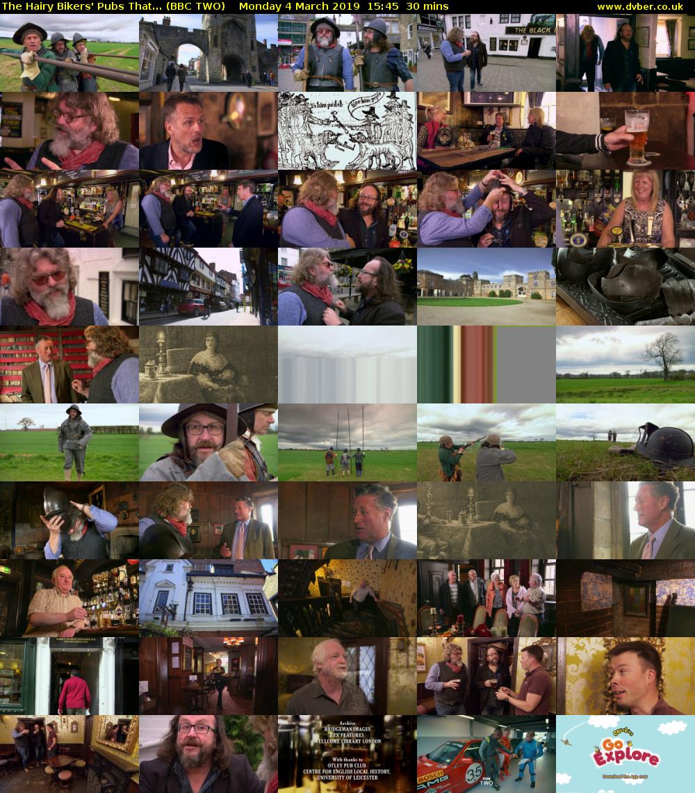 The Hairy Bikers' Pubs That... (BBC TWO) Monday 4 March 2019 15:45 - 16:15