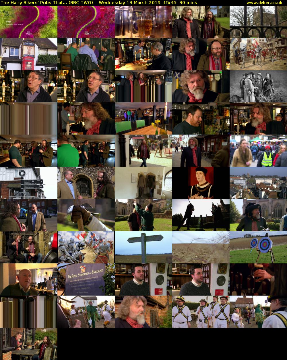 The Hairy Bikers' Pubs That... (BBC TWO) Wednesday 13 March 2019 15:45 - 16:15