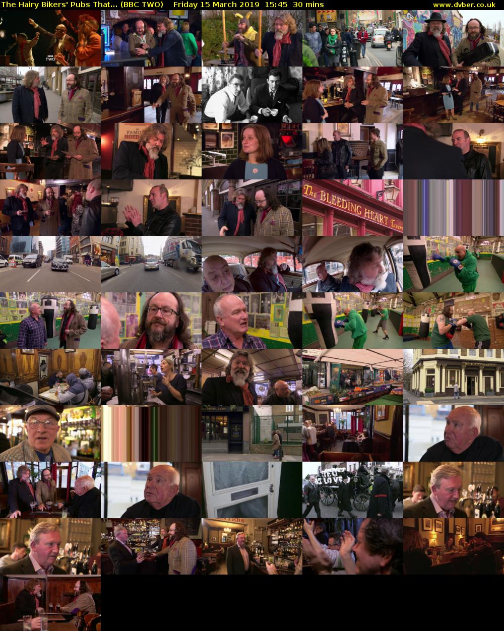 The Hairy Bikers' Pubs That... (BBC TWO) Friday 15 March 2019 15:45 - 16:15