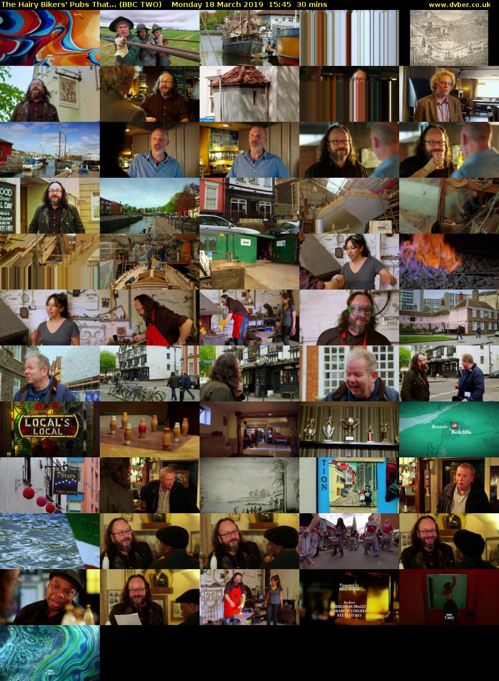 The Hairy Bikers' Pubs That... (BBC TWO) Monday 18 March 2019 15:45 - 16:15