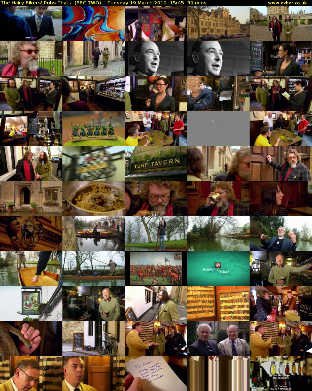 The Hairy Bikers' Pubs That... (BBC TWO) Tuesday 19 March 2019 15:45 - 16:15