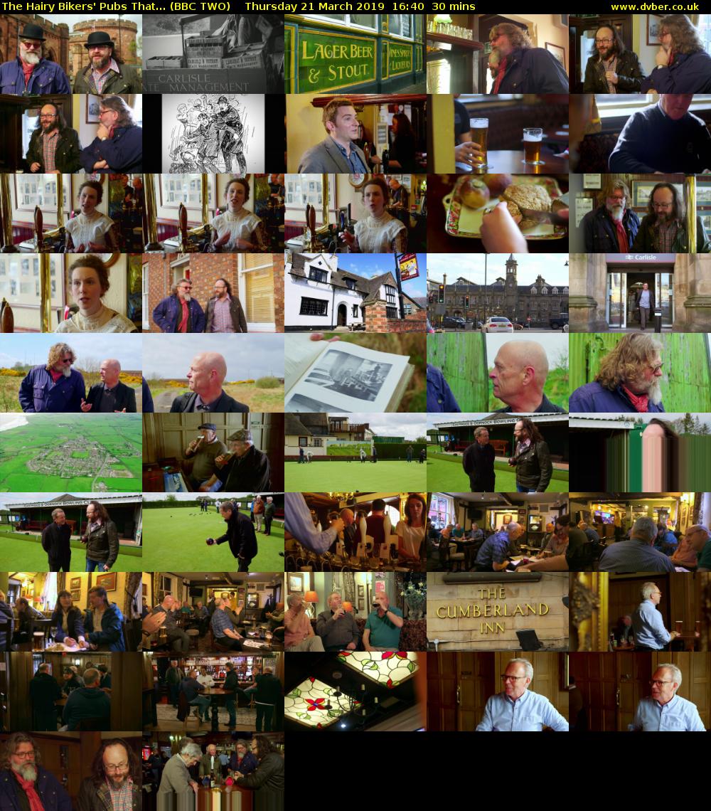 The Hairy Bikers' Pubs That... (BBC TWO) Thursday 21 March 2019 16:40 - 17:10