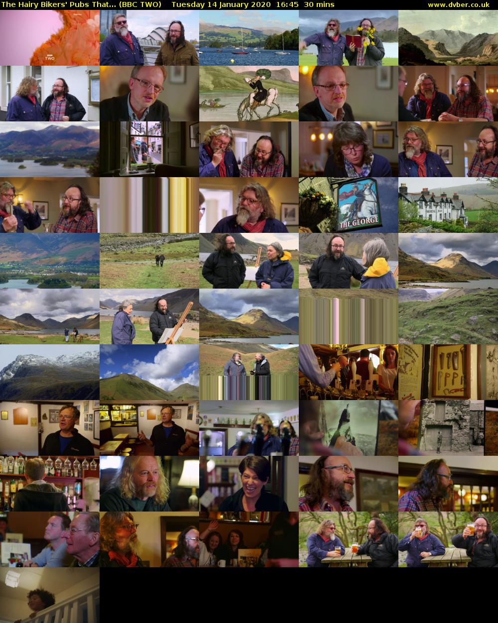 The Hairy Bikers' Pubs That... (BBC TWO) Tuesday 14 January 2020 16:45 - 17:15