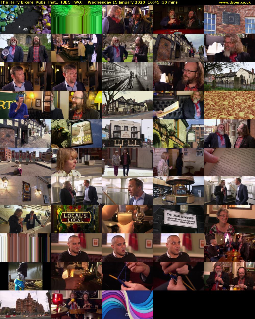 The Hairy Bikers' Pubs That... (BBC TWO) Wednesday 15 January 2020 16:45 - 17:15