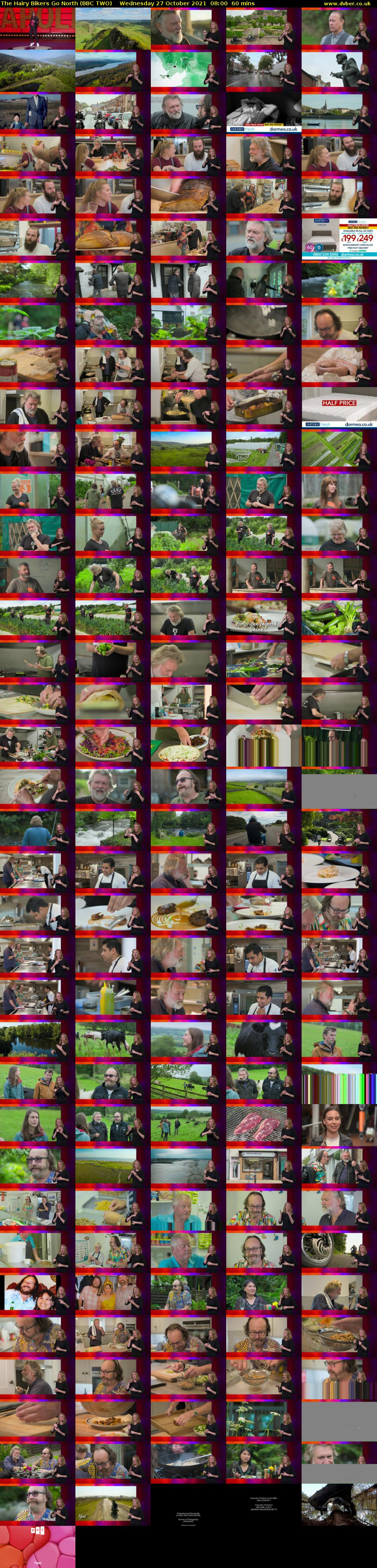 The Hairy Bikers Go North (BBC TWO) Wednesday 27 October 2021 08:00 - 09:00